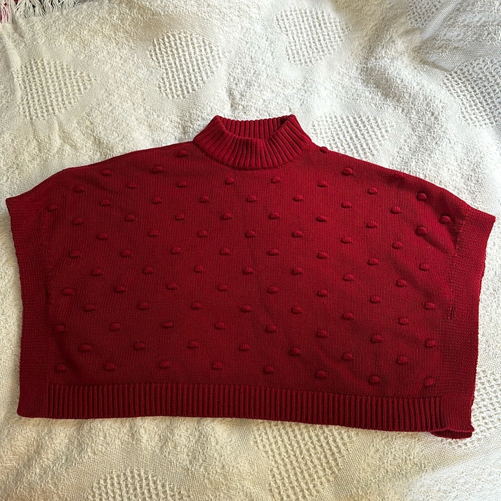 Carters Red girls poncho
